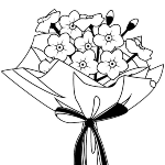 bouquet drawing